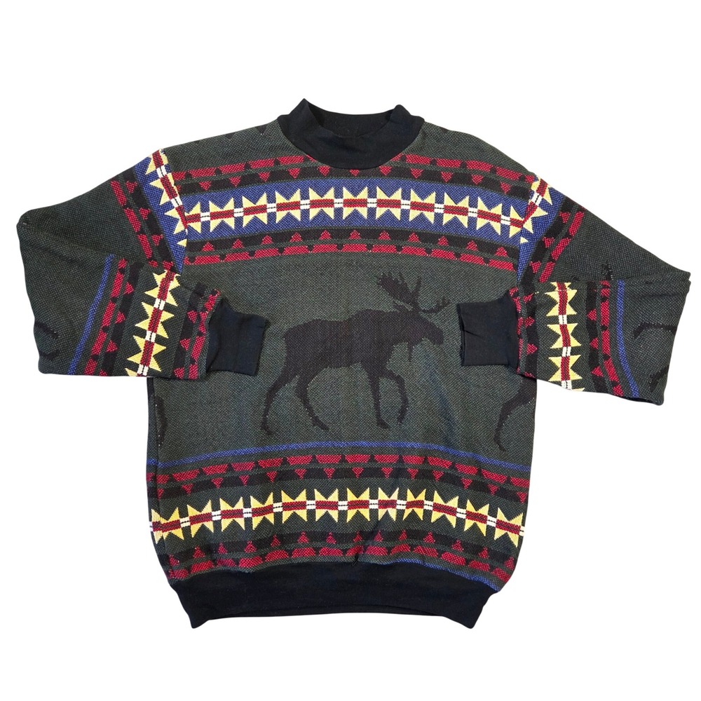 Vtg‎ Sugar Street Weavers Mens One Size Green Outdoors Cabin Gorpcore Heritage